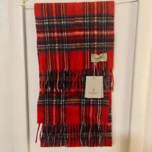Marchbrae 100% lambswool plaid scarf NWT from Scotland